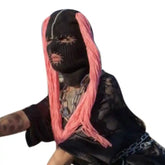 Warm Knitted Beanies Decorative Balaclava Full Face Masks